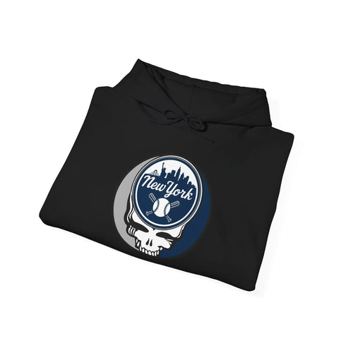 Grateful Dead - Yankees Classic Stealie Unisex Heavy Blend Hoodie - MLB - StealieShop