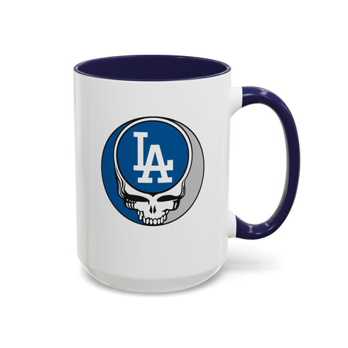 Grateful Dead - The Ballpark Collection: Los Angeles Baseball Edition Grateful Dead Stealie Coffee Mug - StealieShop