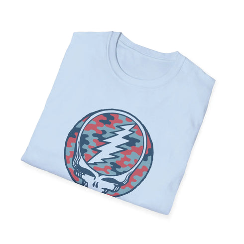 Grateful Dead - Camo Stealie Color Match Vineyard Collection Grateful Dead TShirt - StealieShop