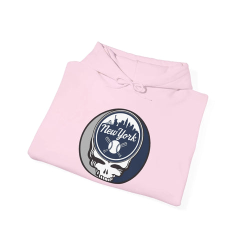 Grateful Dead - Yankees Classic Stealie Unisex Heavy Blend Hoodie - MLB - StealieShop