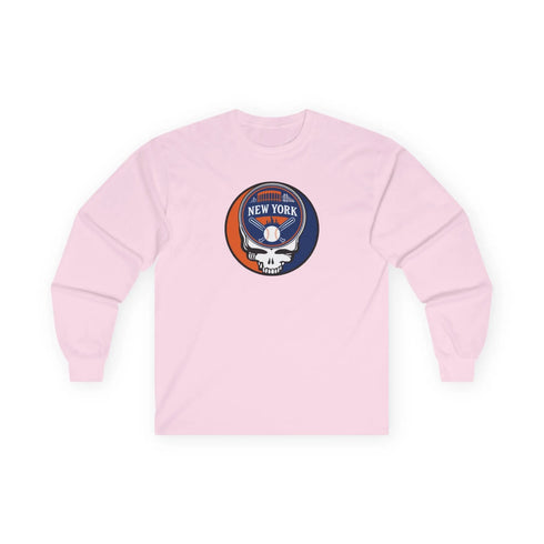 Grateful Dead - New York Mets Grateful Dead Long Sleeve Tee - MLB - StealieShop