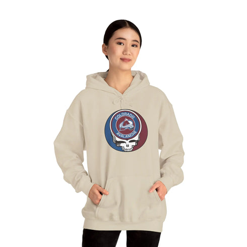 Colorado Avalanche Grateful Dead Unisex Heavy Blend Hoodie - StealieShop