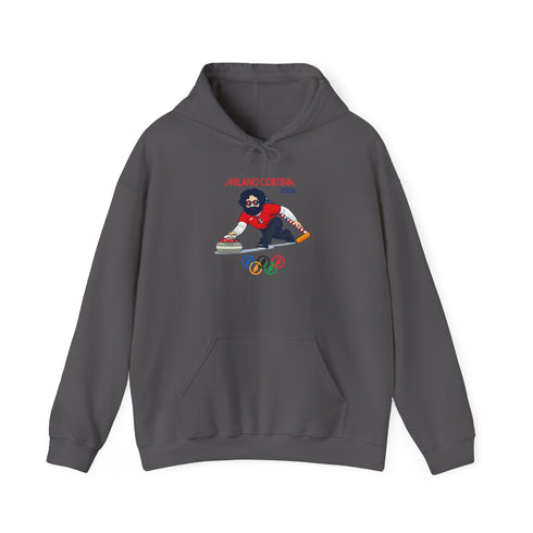 Curlin' Jerry' 2026 Milano Cortina Olympics Unisex Heavy Blend Grateful Dead Hoodie