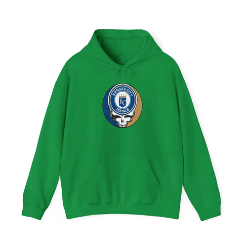 Kansas City Royals Grateful Dead Unisex Heavy Blend Hoodie - Hooded Sweatshirt - StealieShop