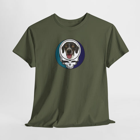 Custom Dog Stealie Unisex Grateful Dead T-Shirt (53)