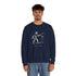 Grateful Dead - Disc Golfin' Jerry | Life is dead. Crewneck Sweatshirt - StealieShop