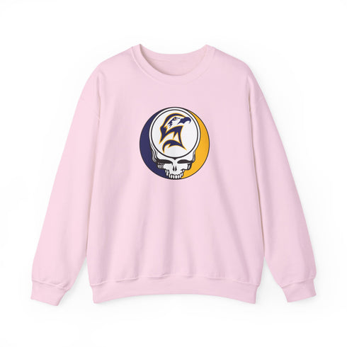 Custom Seahawk Stealie Crewneck Sweatshirt