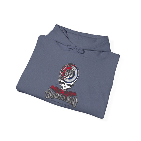 Grateful Dead 60th Anniversary Steal Your Face Hoodie StealieShop
