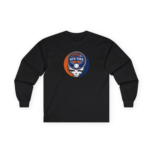 Grateful Dead - New York Mets Grateful Dead Long Sleeve Tee - MLB - StealieShop