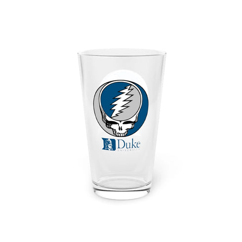 Duke University Grateful Dead Stealie Pint Glass, 16oz StealieShop