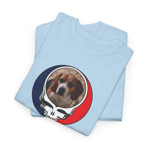 Custom Dog Stealie Unisex Grateful Dead T-Shirt (126)