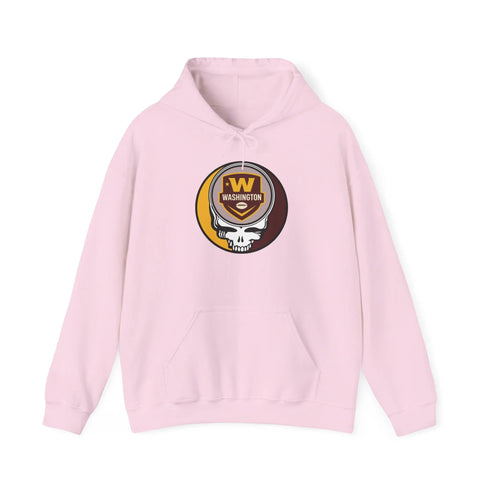 Grateful Dead - Washington Commanders Stealie Grateful Dead Hoodie Sweatshirt - NFL - StealieShop