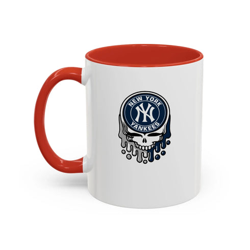 New York Yankees Dripping Stealie Coffee Mug Printify