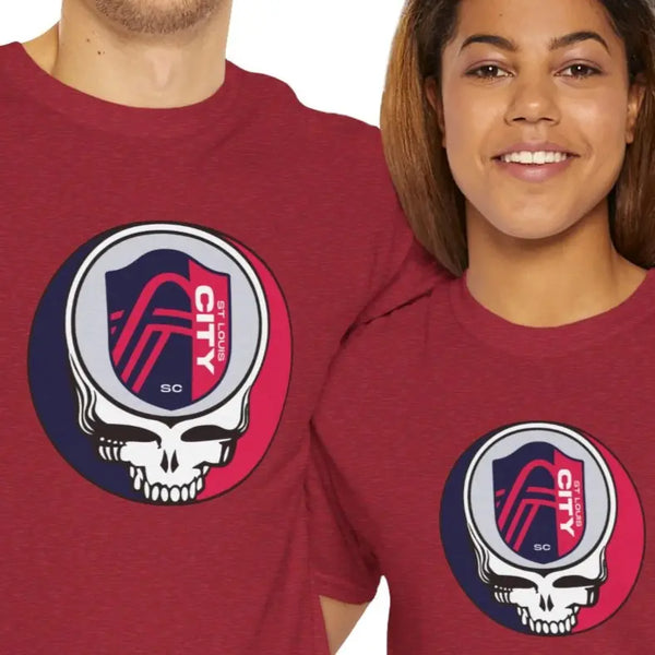 St Louis City SC Grateful Dead T-Shirt - MLS Soccer StealieShop