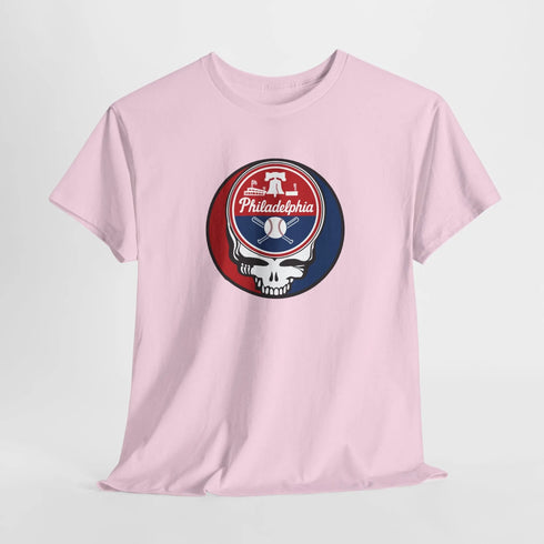 Grateful Dead - Philadelphia Phillies Grateful Dead Steal Your Face T-Shirt - MLB - StealieShop