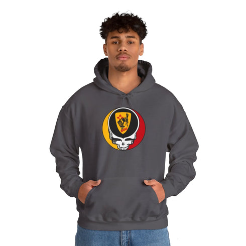 New Mexico Military Institute Grateful Dead Steal Your Face Unisex Hoodie StealieShop