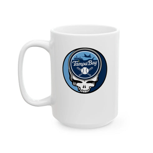 Grateful Dead - Tampa Bay Rays Stealie Ceramic Mug - MLB - StealieShop