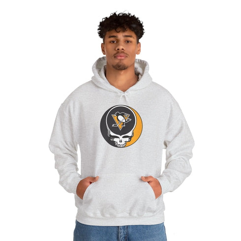 Pittsburgh Penguins Grateful Dead Unisex Heavy Blend Hoodie StealieShop