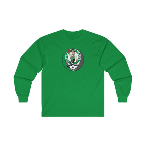 Boston Celtics Grateful Dead Long Sleeve Tee StealieShop