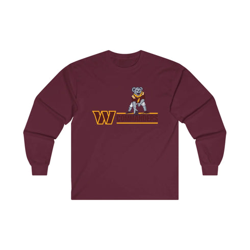 Washington Commanders Dancing Bear Long Sleeve Tee - NFL - StealieShop