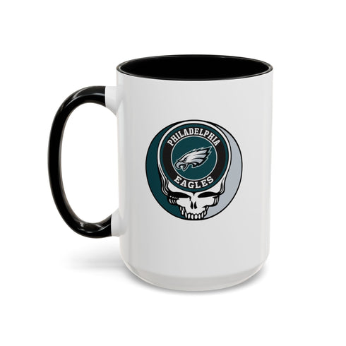 Grateful Dead - The Gridiron Collection: Philadelphia Eagles Grateful Dead Stealie Coffee Mug - StealieShop
