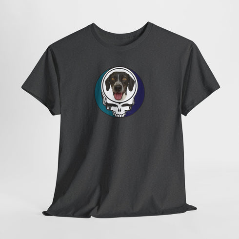 Custom Dog Stealie Unisex Grateful Dead T-Shirt (53)