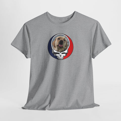 Custom Dog Stealie Unisex Grateful Dead T-Shirt (125)