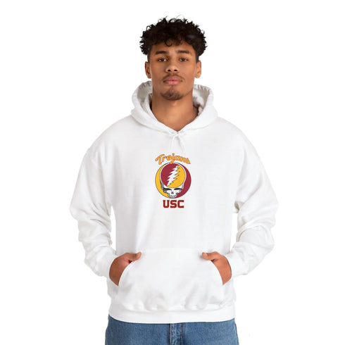 USC Grateful Dead Unisex Heavy Blend Hoodie - University of Southern California Trojans - StealieShop