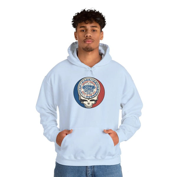 Ford Steal Your Face Grateful Dead Unisex Hoodie StealieShop