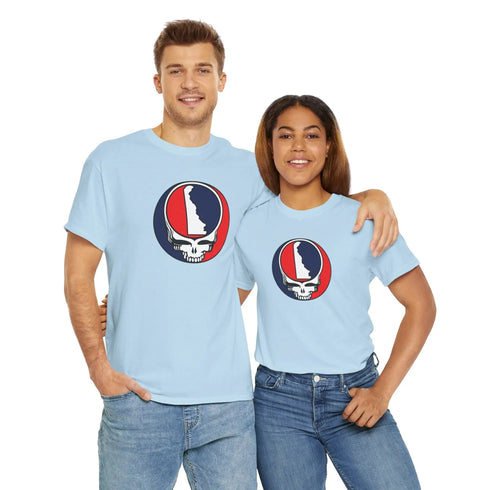 Delaware Map Stealie Grateful Dead T-Shirt