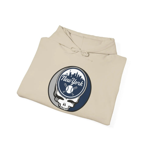 Grateful Dead - Yankees Classic Stealie Unisex Heavy Blend Hoodie - MLB - StealieShop