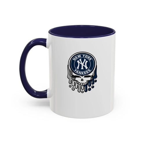 New York Yankees Dripping Stealie Coffee Mug Printify