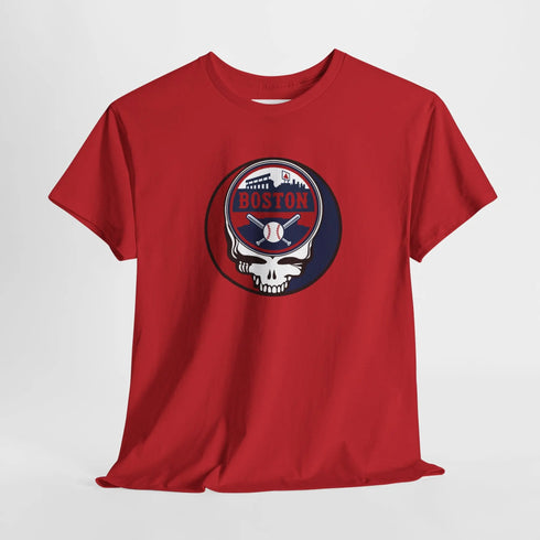 Grateful Dead - Boston Red Sox Grateful Dead Steal Your Face T-Shirt - StealieShop