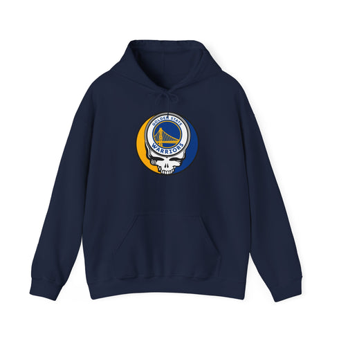 Golden State Warriors Grateful Dead Steal Your Face Unisex Hoodie - NBA