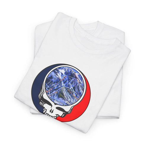 Crested Butte Trail Map Stealie Grateful Dead T-Shirt