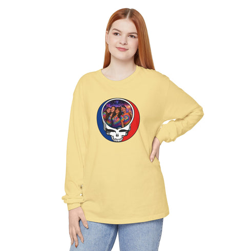 Custom Personal Garment-Dyed Long Sleeve T-Shirt (42)