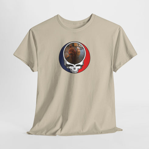 Custom Dog Stealie Grateful Dead T-Shirt