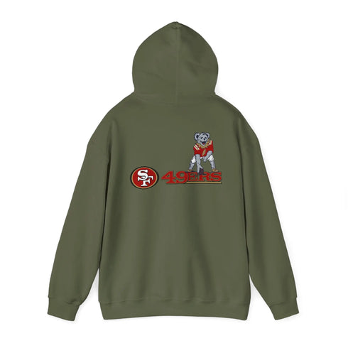 San Francisco 49ers Dancing Bear Unisex Hoodie - NFL - StealieShop