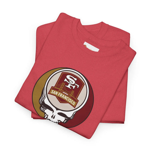 Grateful Dead - San Francisco 49ers Grateful Dead Steal Your Face T-Shirt - NFL - StealieShop