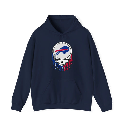 Buffalo Bills Dripping Stealie Unisex Hoodie - NFL Printify