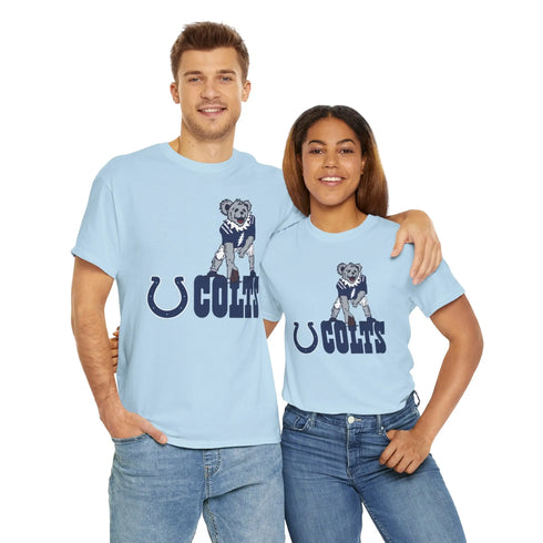 Indianapolis Colts Dancing Bear Grateful Dead T-Shirt - NFL - StealieShop