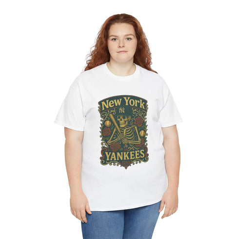 Grateful Dead - New York Yankees Retro Poster Art T-shirt - StealieShop