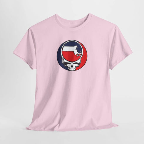Massachusetts Map Stealie Grateful Dead T-Shirt