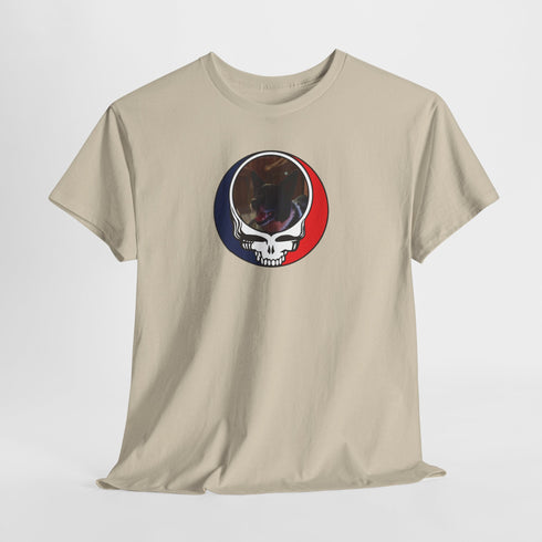 Custom Dog Stealie Unisex Grateful Dead T-Shirt (117)