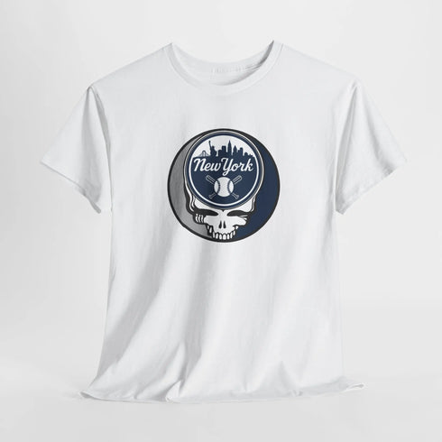 Grateful Dead - New York Yankees Classic Stealie Tshirt - StealieShop