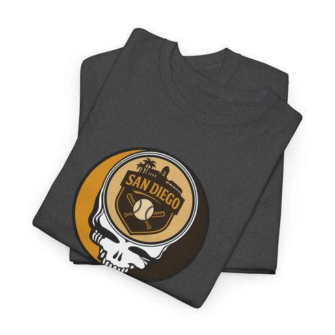 Grateful Dead - San Diego Padres Stealie grateful Dead T-Shirt - MLB - StealieShop