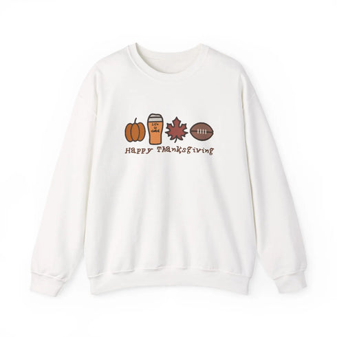 Life is dead. Happy Thanksgiving Unisex Crewneck Sweatshirt