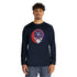 Grateful Dead - Miller Place Wrestling Stealie Long Sleeve Crewneck Tee - StealieShop
