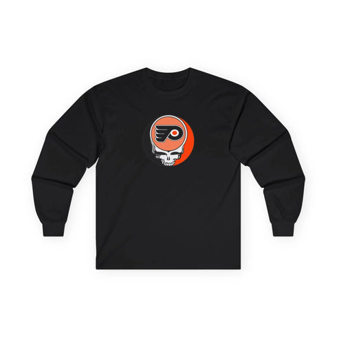 Phildelphia Flyers Grateful Dead Long Sleeve Tee StealieShop
