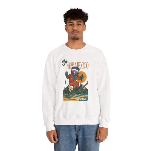 Grateful Dead - Ski New Mexico Retro Crewneck Sweatshirt - StealieShop
